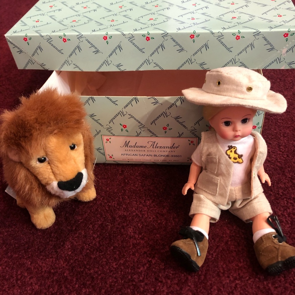 Madame Alexander Safari Adventure Doll with Lion Plush
